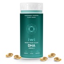 Iwi DHA Omega-3, 60 Softgels (30 Servings), Algae Omega 3, Brain, Eyes & Nnervy System Support Supliment alimentar, Krill & Fish Oil Alternative, No Fishy Aftergust
