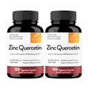 Sandhu de zinc Querbetin 120 Capsule vegetariene (Pachet de 2) 