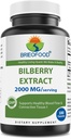 Brieofood Extract de afine 2000 mg per Serving 180 capsule