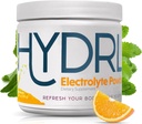 Electrolit hidratare pulbere pentru Keto (50 de zile de servire) - Mandarin portocaliu Electrolit băutură amestec de pulbere de hidratare - Carb scăzut - Carnivor - Potasiu - Electrolit pulbere de recuperare băutură - fără cramps picior