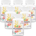 67.500 MG Polyfenoli Supliment - Antioxidanti puternici si polifenoli pentru apararea varstei, Polifenol Superfood, Querbetin, Resveratrol, Ceai Verde, Plant-Based & Energy, Suport Immune, 540 Capsule