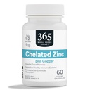 365 de Whole Foods Market, Chelated Zinc, 60 CT
