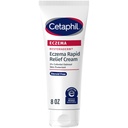CETAPHIL ECZEMA RESTORADERM FLARE-UP SHEAM, For Eczema Prone Skin, 8 oz, Bariera de reparare, 48 Ore Hidratare, 2% Protector de piele de ovăz coloidal, Steroid gratuit