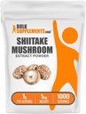 BulkSupplements.com Shiitake Extract pulbere - Shiitake Mushroom pulbere Supliment, Suport imunitar - Vegan & Gluten gratuit, 1g per Serving, 1kg (2,2 lbs) (Pachet de 1)