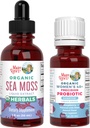 MaryRuth Organics Probiotic Digestion (Raspberry) pentru femei 40+ & Sea Moss picături 