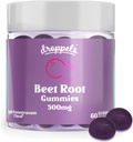 Droppels Root Gumries cu pulbere de sfeclă 500mg, extract de semințe de struguri 300mg, vitamina B12 & Niacin 