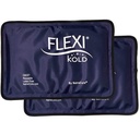 2 FlexiKold Gel Ice Packs - Ice Packs pentru leziuni Reutilizabile, Back Pack Pack, Genunchi de gheaţă Wrap, După intervenţie chirurgicală, Ice Pack pentru genunchi - 6303-COLD-2PK de NatraCure - Medium 2PK