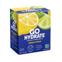 GoHydrate instant hydration pulbere Pachete - scăzut de sodiu Electroliti Drink Mix - Suport natural de hidratare, Zahăr Electrolit gratuit Aroma de praf băutură cu vitamina D, 30 Packs, Lemon Citrus