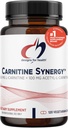 Design-uri pentru sănătate Carnitine Synergy - 400mg L-Carnitina (din Carnitina Tartrat) + 100mg Acetil L-Carnitine Pastile - non-GMO + Supliment vegetarian (120 capsule)