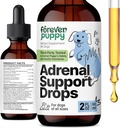 Pentru totdeauna picaturi de suport adrenal pentru câini - pur Ashwagandha & Ginseng Root Tinctură pentru sănătate suprarenală și suport energetic - calmarea supliment lichid de îngrijire pentru câini de toate rasele și dimensiunile - 2 oz