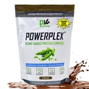 PhysiVantage POWERPLEX Vegan Pulbere de proteine, Colagen Alternative - Pea organică pe bază de plante și proteine din orez, lactate-gratuit, non-GMO, susține recuperarea musculară și comună, fructe de Monk îndulcit 2 lb (Chocolat)