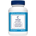 Vitamina Shoppe vitamina C 1000MG, ușor de înghițit, antioxidant care susține sănătatea imună și cardiovasculară (300 Softgels)