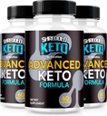 (3 ambalaj) Pastile Keto shred, capsule Keto Premium Shred pierdere în greutate, Toate suplimentele naturale Keto pentru a sprijini fitness și obiectivele corpului, Recenzii oficiale ShrededKeto (180 capsule)