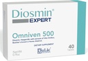 Dulàc - Omniven 500-40 Tablets Diosmin, Cal Chestnut Extract, Butchers Broom, Hesperidin. Supliment alimentar, Made in Italia