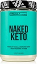 Naked Vanilla Keto - Premium Vanilla Keto Fat Bomb Powder - Nimic artificial - Gluten-Free Keto Bomb Vanilla Mct pulbere de ulei cu nici un Gmos - 1,3 Lb