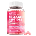 Hidrolized Colagen Peptides pastile pentru femei 2000mg Forma lipozomala de tip I, II, III, V, X pentru absorbtie optima, Multi Colagen Softgels, Colagen Suplimente cu par, Piele & Nails Vitamine 120 Cts
