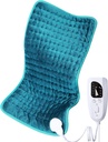 Pad de încălzire electrică pentru Back/Shoulder/Neck/Knee/Leg Pain Relief, 6 Setări de încălzire rapidă, Auto-Off, Machine Washable, Optiuni de căldură uscată hidratată, Extra Large 12"x24"