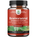 Suplimentul Trans Resveratrol Tineret - Capsule Resveratrol cu Activator AMPK pentru Sănătate Cellulară & Vitality - Activator metabolic AMPK pentru Boost metabolice și eficiență celulară - 60 Număr