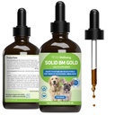 Pet Wellbeing BM Tone-Up Gold pentru câini și pisici - Suporturi Funcție Digestivă Sanatos, Instrumente Solide, Mișcări Normale Bowel, Bayberry - Suplimentul Herbal veterinarian-Format 4 oz (118 ml)