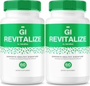 (2 ambalaj) GI Revitalize - GI Revitalize pastile Pro pentru a sprijini digestia sanatoasa, GI Revitalized Advanced Formula for Gut Health, G I Revitalizator Supliment de putere maximă revizuire (120 capsule)