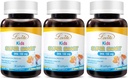 Lovita Kids Super Smart DHA, 150mg DHA și 30mg EPA de Omega 3 acidi grasi, susține sănătatea creierului, aroma naturala de lamaie, 30 Softgels masticabile (Pachet de 3)