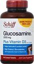 Schiff Glucosamină 2000mg cu vitamina D3 și acid hialuronic, 150 comprimate - Supliment comun