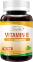 Lovita Vitamina E 400 UI Softgels, Natural 268 mg (ca D Alpha Tocopherol), Vegan pentru Skin Sanatos, Păr, Nails & Immune System Support, 60 Vegetarian Softgels