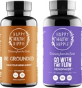 Happy Hippie sănătos Du-te cu fluxul Menopauza suport și să fie la sol de ajutor de stres