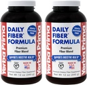 Yerba Prima Daily Fiber Formula Powder - 12 oz (Pachetul de 2) - Soluble & Insolubile Dietary Fiber Supplement - Colon Cleanse - Gut Health - Vegan, Non-GMO, Gluten-Free