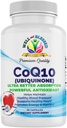 CoQ10 (Ubichinonă) - 30 capsule - Formula de absorbție mai bună Ultra - Promovarea energiei și a rezistenței - Vegan și vegetarian prietenos - fără aditivi artificiali