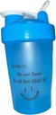 Proteine Shaker Sticla, ShakeELITE - 13oz BPA-gratuit Blender cu Secur Leak-Proof Lid & Mixing Ball - Perfect pentru sala de gimnastică, fitness, și On-the-Go Nutrition Blue