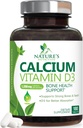 Suplimentul de calciu 1200 mg - cu vitamina D3 pentru cea mai bună absorbţie - susţine sănătatea imună, oasele şi dinţii - carbonatul de calciu al naturii + 1600 UI de D3 - îmbuteliat în SUA pentru femei şi bărbaţi - 180 comprimate