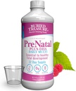 Comoara îngropată Prenatal Plus DHA Complete, 16 oz Banana Orange Aroma, potenta mare lichid Formula Supliment pentru înainte, În timpul, Post Sarcina, Natural DHA Omega3 Iron Vegetarian Seif w / Dose Cup