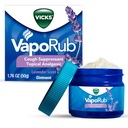 Vicks VapoRub, Lavender Scent, Tuse Suppressant, Topical Chest Rub & Analgesic Ointment, Medicate Vicks Vapors, Relief from Cough Datorita frigului, durerilor si durerilor, 1.76oz