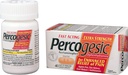 Percogesic Aspirină Free Pain Relief Tablets, Extra Force, Acetaminofen şi Difenhidramină, 40 ct (Pachet de 1)