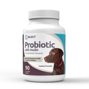 K9 Select Probiotic pentru câini, cu Inulin - 90 Tablete masticabile - Suportă Digestie Sanatos si Absorbtie Nutrient - Probiotice câine și enzime digestive - Probiotice pentru câini Digestive Sănătate