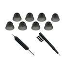Ajutor auditiv Ureche Domes Curățarea Domes instrumente de ajutor auditiv Close Domes for Resound Sure Fit Style RIC RICE și Open Fit BTE audiere amplificator cu Brush Cleaner (S Size 8PCS)
