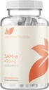 Bioactive SAM-e 400mg - SAM-e supliment de înaltă rezistență cu biologic activ S,S Formular pentru suport de ficat și mood - Vegan non-GMO Conservator gratuit - Made în SUA (120 Servings)