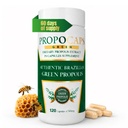 Capsulele de propolis verde din Beelife - 100% Green Propolis şi Albina Polen Supliment - Extract de propolis, Brazilian autentic - certificate ISO 22000, Kosher (120 capsule)
