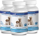 Dog Minerale Vitamine - Ultra Vitamine pentru câini - Chews - puternic Formula - Complex mineral - Tablete de calciu câine - 270 Tratate (3 sticle)