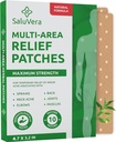 Patch-uri - patch-uri de căldură foarte mari - Putere maximă Natural Muscle & Joint Relief Patches - Rapid-Acționare, Gentle pe piele, Patch-uri calde pentru spate, Umăr, Neck, Knee & Foot,10 Pack (L)