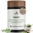 AKSHAR Ayurveda - Neem Capsule cu extract de Neem și Neem Leaf Powder - Herbal Neem Supliment pentru a sprijini Clear Skin Health și Detoxifiere - Vegan Cruzimea-Free Neem Capsule de frunze (60 Conte)