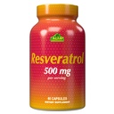 Resveratrol 1000mg de Alfa Vitamine - puternic antioxidant, ajută la prevenirea leziunilor celulare - Sprijină funcţia creierului, sănătatea cardiovasculară, metabolismul, efectele anti- imbatranire - 60 Capsule