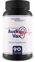 Max suport ureche Audi Vax - Ureche supliment de sprijin pentru sănătate - Promovare Ureche internă & Urechea mijlocie cu îmbunătățirea fluxului sanguin - Ajutor pentru reducerea pierderii auzului și a inelării urechii - Suport Funcția auditivă sănătoasă