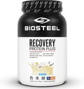 BIOSTEEL de recuperare proteine Plus pulbere Supliment, Grass-Fed și non-GMO Formula, Vanilie, 27 Serviri