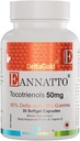 WELLNESS EXTRACT Eannatto Tocotrienols Deltagold Vitamin E Supplements Softgels, Tocopherol Free, Supports Immune Health, Non-GMO, Gluten Free & Antioxidant (50MG 30 Softgels).