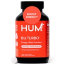 HUM B12 Turbo, Vitamina B12 Supliment, Daily Energy Support, Calciu pentru Sanatatea Osoasa, B-12 Vitamina Suplimente Energie, Gluten gratuit, Vegan, Non OMG, 30 Vegan tablete de mare potenta