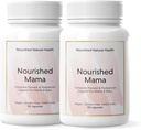 Nourished Mama Prenatal Multi Vitamina - Vegan Multivitamine pentru Preconceptie, Sarcina, Postpartum si Alaptare Suport - Fier-Free cu Folat metilat & colina de mari doze - 180 capsule