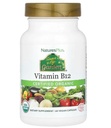 Naturas Plus Sursa de Life Garden Vitamina organica Certified B12-1000 mcg metilcobalamină, 60 Capsule Vegane - Întreaga alimente Vitamina B12 Supliment - Boost de energie - Vegetarian, Gluten-Free - 30 Serviri