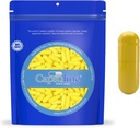 Dimensiune colorată 0 Capsule goale de Gelatină de Capsuline - galben / galben 10000 Count 